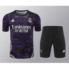 Real Madrid CF Men Short Sleeves Football Suit 2024