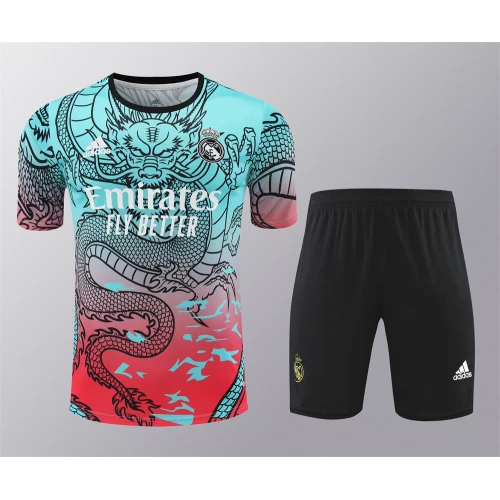 Real Madrid CF Men Short Sleeves Football Suit 2024-25