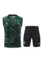 Real Madrid CF Men Singlet Sleeveless Football Training Kit