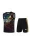 Real Madrid Cf Men Sleeveless Football Kit Black 2024-25