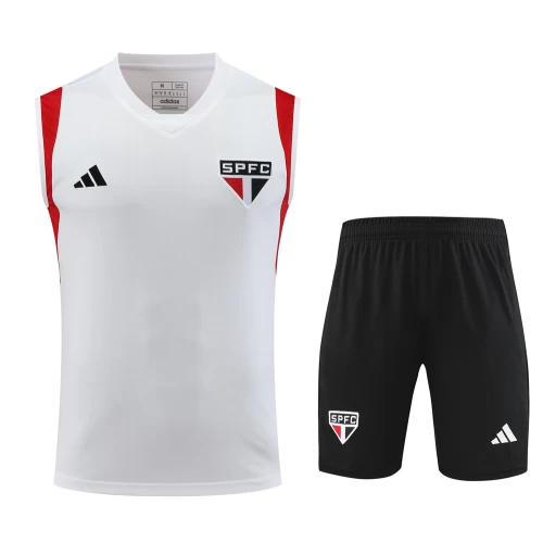 São Paulo Futebol Clube Men Vest Sleeveless Football Kit 2024