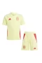 Spain National Football Team Kid Short Sleeves Away Football Kit 2024-25