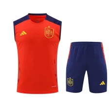 Spain National Football Team Men Sleeveless Football Kit 2024-25