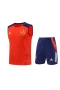 Spain National Football Team Men Sleeveless Football Kit 2024-25