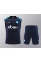 SSC Napoli Men Vest Sleeveless Football Kit Dark Blue 2024