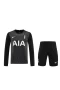 Tottenham Hotspur FC Men Goalkeeper Long Sleeves Football Kit Black