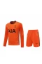 Tottenham Hotspur FC Men Goalkeeper Long Sleeves Football Kit Orange