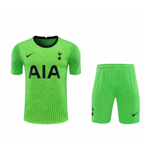 Tottenham Hotspur FC Men Goalkeeper Short Sleeves Football Kit Green