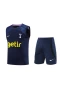 Tottenham Hotspur FC Men Vest Sleeveless Football Kit Dark Blue 2024