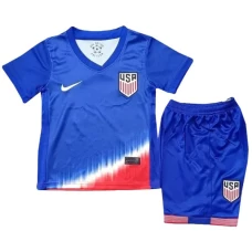 USA National Football Team Kid Short Sleeves Away Football Kit 2024-25